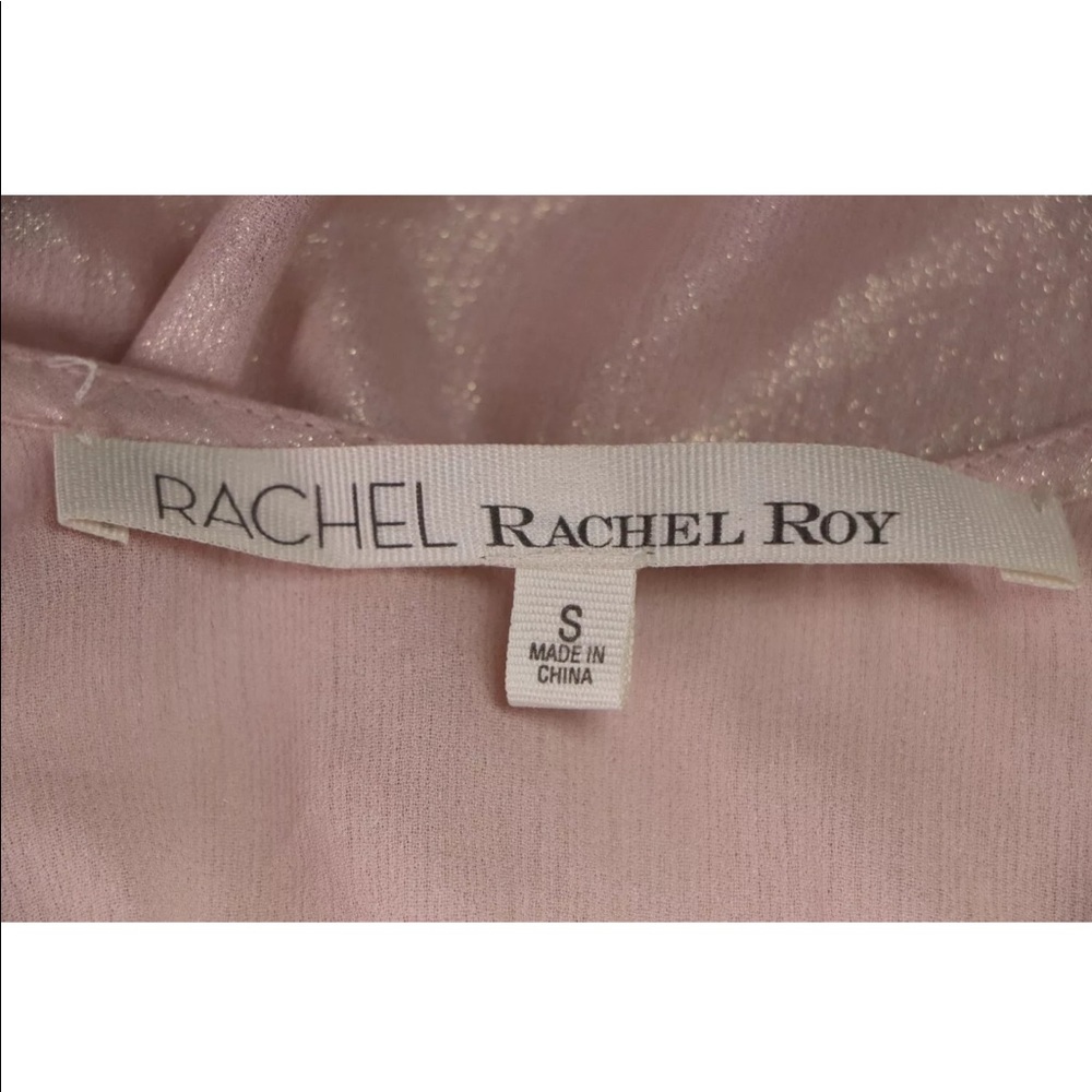 Rachel Roy Metallic Pink Blouse - Picture 6 of 7